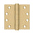 Deltana S44HDBB 4 x 4 Square Hinge, HD, Ball Bearings