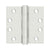 Deltana S44HDBB 4 x 4 Square Hinge, HD, Ball Bearings