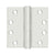 Deltana S44HD 4 x 4 Square Hinge, HD