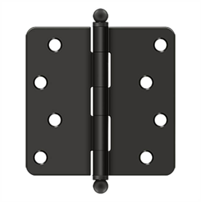 Deltana S44R4BT 4 x 4 x 1/4 Radius Hinge, With  Ball Tips - Parent