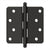 Deltana S44R4BT 4 x 4 x 1/4 Radius Hinge, With  Ball Tips - Parent