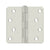 Deltana S44R4 4 x 4 x 1/4 Radius Hinge, Residential