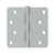Deltana S44R4 4 x 4 x 1/4 Radius Hinge, Residential