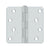 Deltana S44R4 4 x 4 x 1/4 Radius Hinge, Residential