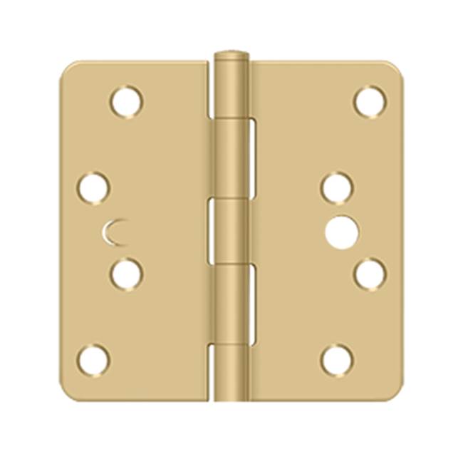 Deltana S44R4 4 x 4 x 1/4 Radius Hinge, Residential