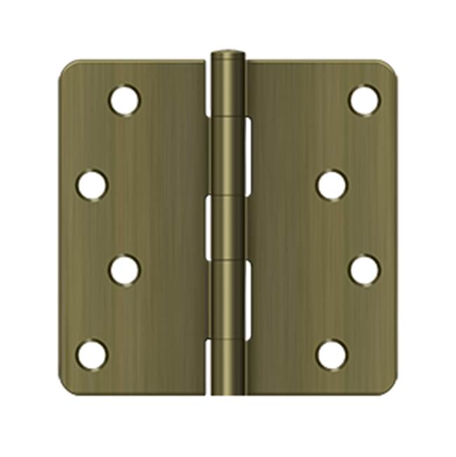 Deltana S44R4 4 x 4 x 1/4 Radius Hinge, Residential