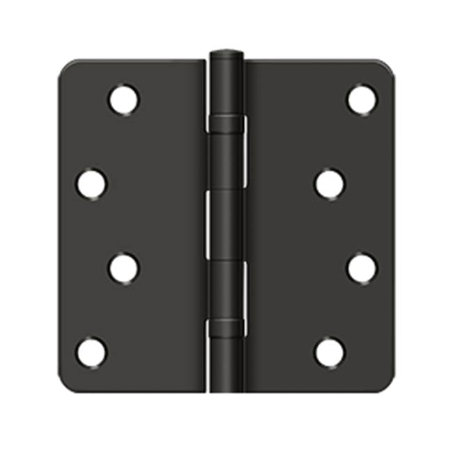 Deltana S44R4BB 4 x 4 x 1/4 Radius Hinge, Ball Bearings, Residential - Parent