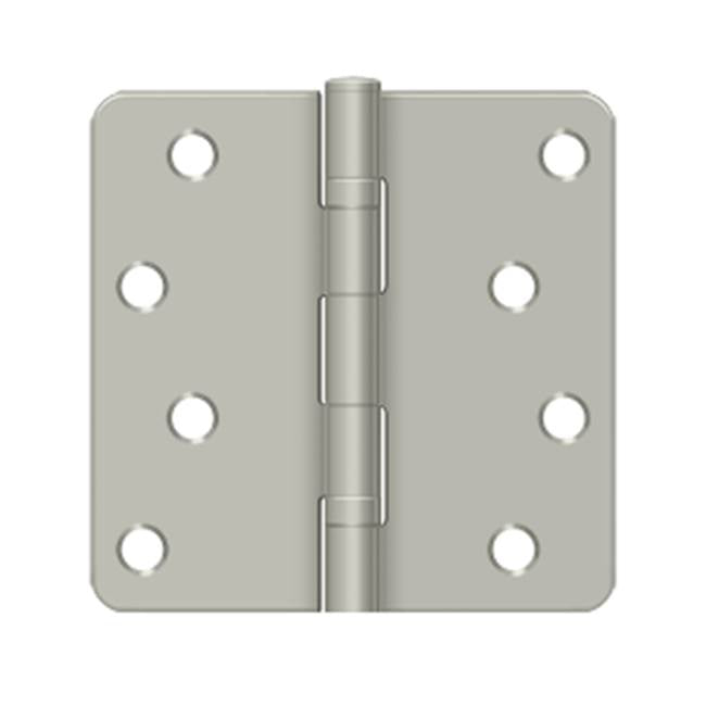 Deltana S44R4BB 4 x 4 x 1/4 Radius Hinge, Ball Bearings, Residential