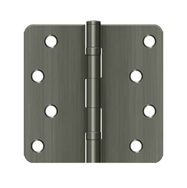 Deltana S44R4BB 4 x 4 x 1/4 Radius Hinge, Ball Bearings, Residential