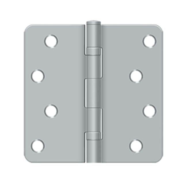 Deltana S44R4BB 4 x 4 x 1/4 Radius Hinge, Ball Bearings, Residential