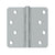 Deltana S44R4BB 4 x 4 x 1/4 Radius Hinge, Ball Bearings, Residential