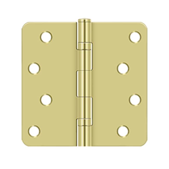 Deltana S44R4BB 4 x 4 x 1/4 Radius Hinge, Ball Bearings, Residential