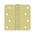Deltana S44R4BB 4 x 4 x 1/4 Radius Hinge, Ball Bearings, Residential