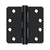Deltana S44R4HD 4 x 4 x 1/4 Radius Hinge, HD