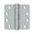 Deltana S44R4HD 4 x 4 x 1/4 Radius Hinge, HD
