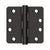 Deltana S44R4HDB 4 x 4 x 1/4 Radius Hinge, HD, Ball Bearings - Parent