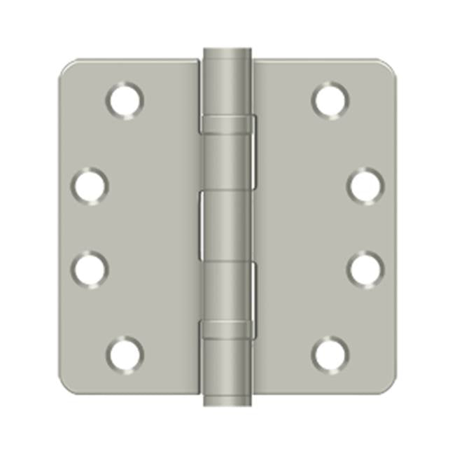 Deltana S44R4HDB 4 x 4 x 1/4 Radius Hinge, HD, Ball Bearings