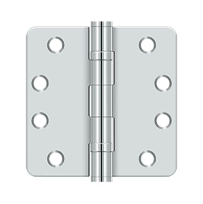 Deltana S44R4HDB 4 x 4 x 1/4 Radius Hinge, HD, Ball Bearings