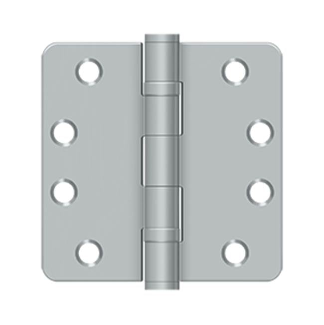 Deltana S44R4HDB 4 x 4 x 1/4 Radius Hinge, HD, Ball Bearings