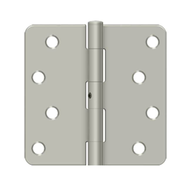 Deltana S44R4N 4 x 4 x 1/4 Radius Hinge, Residential