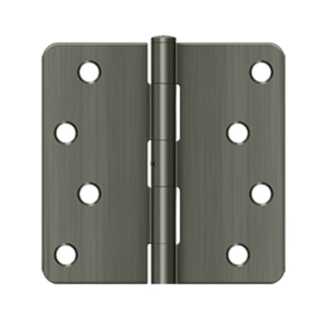 Deltana S44R4N 4 x 4 x 1/4 Radius Hinge, Residential