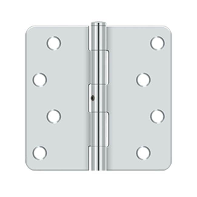 Deltana S44R4N 4 x 4 x 1/4 Radius Hinge, Residential