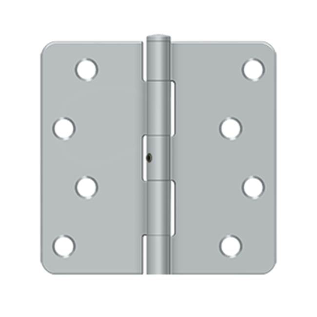 Deltana S44R4N 4 x 4 x 1/4 Radius Hinge, Residential