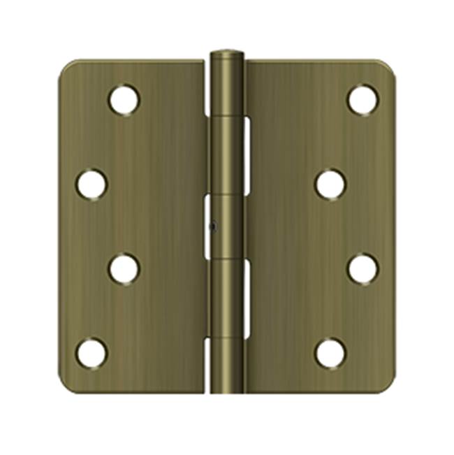Deltana S44R4N 4 x 4 x 1/4 Radius Hinge, Residential