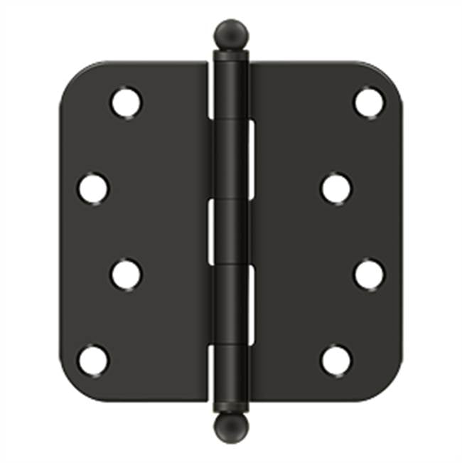 Deltana S44R5BT 4 x 4 x 5/8 Radius Hinge, With  Ball Tips - Parent