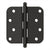 Deltana S44R5BT 4 x 4 x 5/8 Radius Hinge, With  Ball Tips - Parent