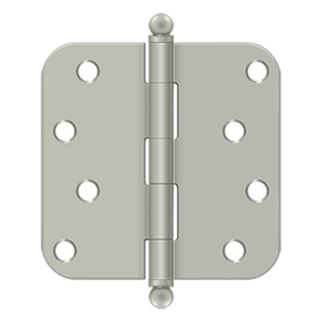 Deltana S44R5BT 4 x 4 x 5/8 Radius Hinge, With  Ball Tips