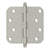 Deltana S44R5BT 4 x 4 x 5/8 Radius Hinge, With  Ball Tips