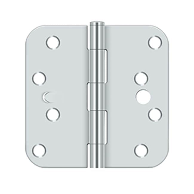 Deltana S44R5SEC 4 x 4 x 5/8 Radius Hinge, Security