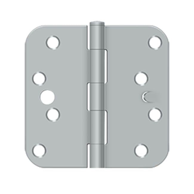 Deltana S44R5BKS 4x 4x 5/8 Radius Hinge