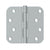 Deltana S44R5BK 4x 4x 5/8 Radius Hinge