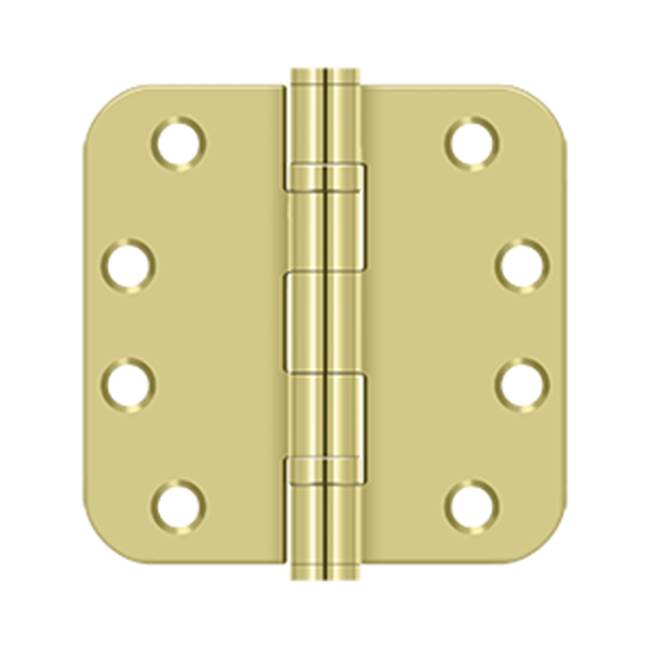 Deltana S44R5HDB 4x 4x 5/8 Radius Hinge, HD, Ball Bearings
