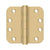 Deltana S44R5HDB 4x 4x 5/8 Radius Hinge, HD, Ball Bearings