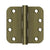 Deltana S44R5HDB 4x 4x 5/8 Radius Hinge, HD, Ball Bearings
