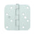Deltana S44R54BMS 4 x 4 x 5/8 Radius Hinge, Bench Mark, Security