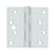 Deltana S44UR 4 x 4 Square Hinge
