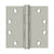 Deltana S45U 4-1/2 x 4-1/2 Square Hinges, HD