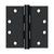Deltana S45U 4-1/2 x 4-1/2 Square Hinges, HD