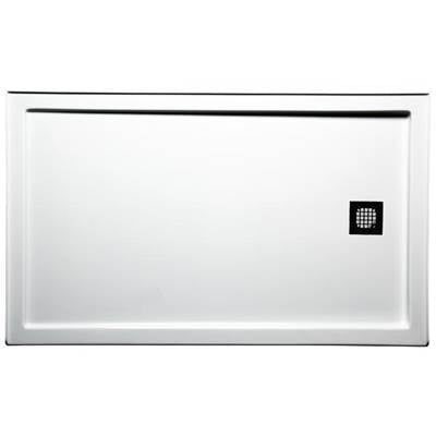 Americh S6036ER 60" x 36" End Drain Right DS Base With Square Drain - Parent