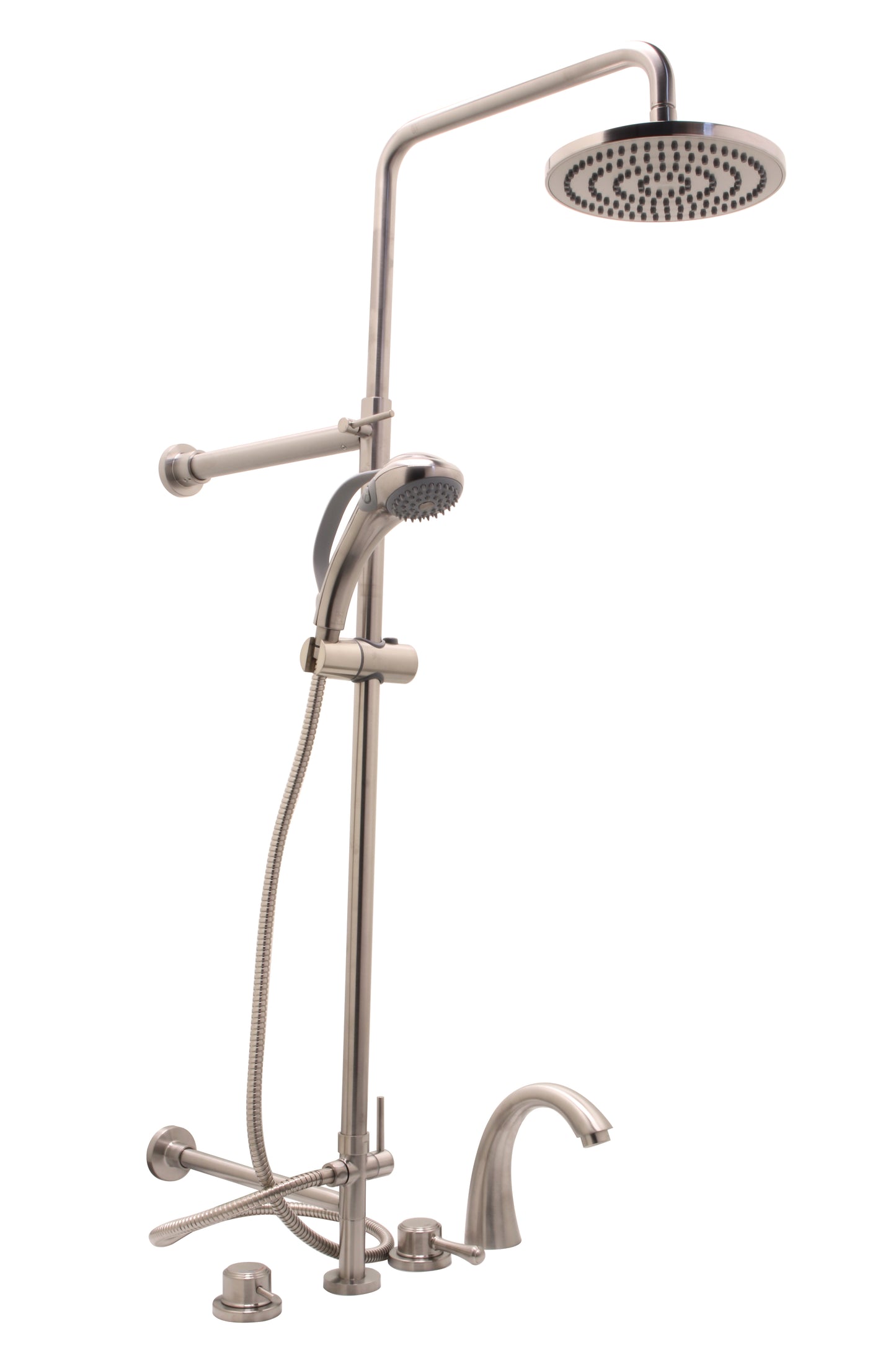 Huntington Brass S74248-7 Thermostatic Tub Filler With Shower