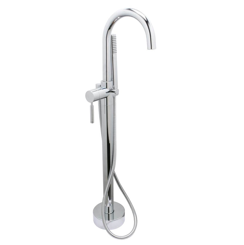 Huntington Brass S78607 Euro Free Standing Roman Tub Filler With Hand Shower - Parent