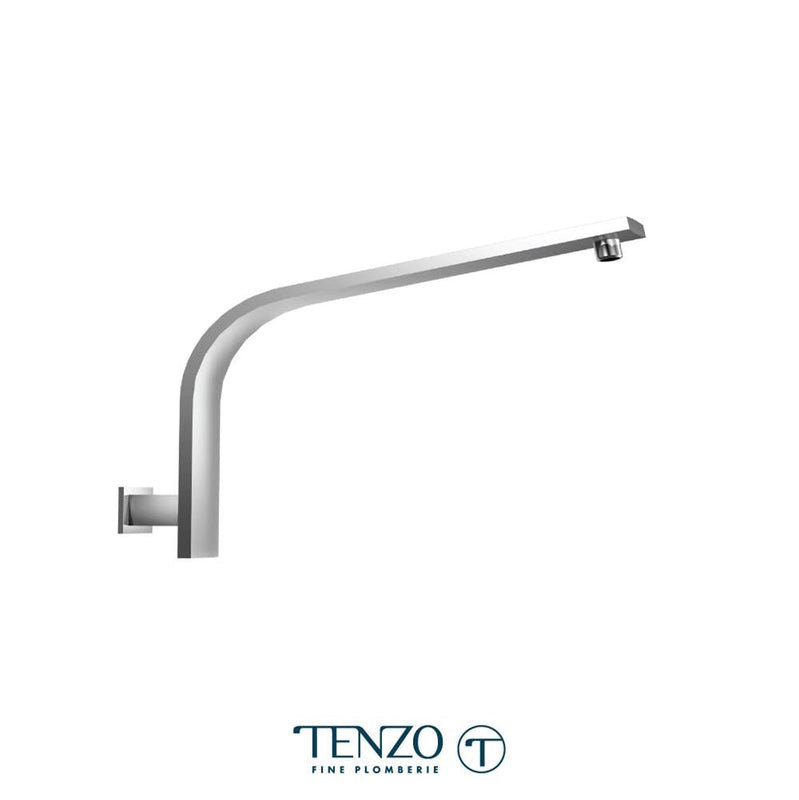 Tenzo SA-504-CR Shower Arm Wall Mount 43CM [17In] Brass Chrome