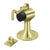 Deltana SAHF358 Floor Mount Bumper With  Holder, Solid Brass