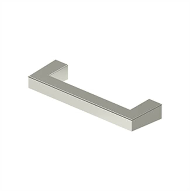 Deltana SBP35U Modern Square Bar Pull, 3-1/2, HD, Solid Brass