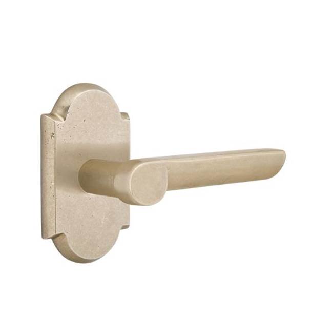 Emtek 7208ARLH Privacy , No.1 Rosette , Aurora Lever , LH - Parent