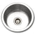 Houzer SCF-1830-1 Hospitality 18 Inch Stainless Steel Drop-In Topmount Round Bar and Prep Sink